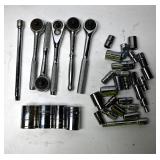 Socket Wrench and Ratchet Set