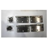 Set of Metal Hinges with Screws