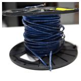 Spool of Blue Electrical Wire