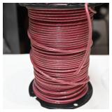 Spool of Red Electrical Wire, 17.6lbs