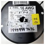 CME 16 AWG TFFN Fixture Wire, 6.2lbs