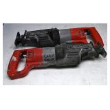 Lot of (2) Milwaukee Orbital Super Sawzall...