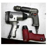 Pneumatic Impact Wrench and Drill Set