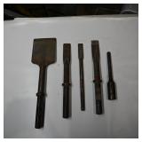 Assortment of Chisel and Spade Bits
