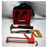 Bauer Tool Bag with Assorted Hand Tools