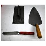 Masonry Tool Set with Trowels and Scraper