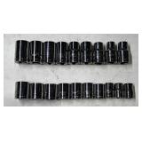 Westward Chrome Socket Set