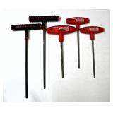 Eklind & AMF T-Handle Hex Key Set