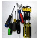 Stanley and Assorted Screwdrivers Set