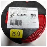 CME 12 STR THHN Red Wire - 13LBS