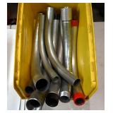 Assortment of Metal Conduit Pipes