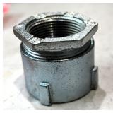 Lot of Metal Electrical Conduit Connectors