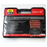 53 PCS 1/4" DR. Socket Set
