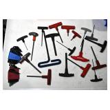 Assorted T-Handle Hex Key Set