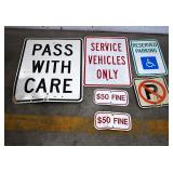Assorted Traffic and Parking Signs