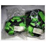Lot of (2) Miller Python Harness with Side D Green