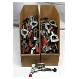 Lot of Toggle Clamps with Red Handles