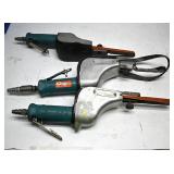 Lot of (3) Dynabrade Pneumatic Belt Sanders