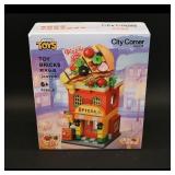 MINISO City Corner Pizza Toy Bricks Set
