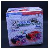 ArtCreativity Light Up Monster Truck Set