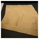 Set of Woven Gold Placemats