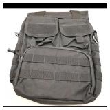 Black Tactical Backpack with Strap