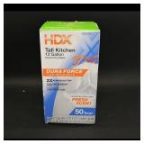HDX Tall Kitchen Drawstring Bags, 13 Gallon