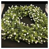 L.W.Y.A. 22ï¿½ Boxwood & Rosebud Wreath