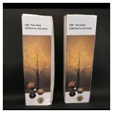 LED Cherry Tree Lamp Set