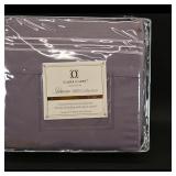 Clara Clark Deluxe Sheet Set, Twin, British Purple