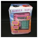 Number Bank Coin and Bill Safe