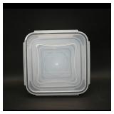 Set of Nested Square Food Storage Containers