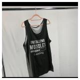Graphic Muscle Tank Top ï¿½ "Installing Muscles...