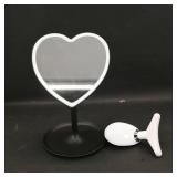 Essential Beauty Heart Vanity Mirror & Beauty...