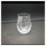 Love Stemless Wine Glass