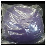 node Pleated Round Cushion  Purple