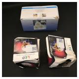 LED Full Color Rotating Lamps (2) + 6 LED Puck...
