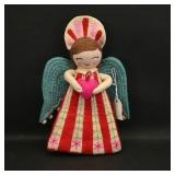 French Knot Felt Angel Doll by Lindsay Mason