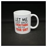 Ceramic Mug with Humorous Text