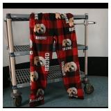 BRUNO Pajama Pants  Red Buffalo Plaid with Dog...
