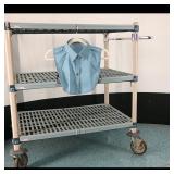 Denim Shirt Dickey Collar Insert  Light Blue