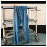 Pair of Blue Elastic-Waist Scrub Pants ...