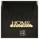 Home Sweet Home Key & Coat Rack (2 pieces)