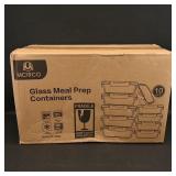 MCIRCO Glass Meal Prep Containers 10-Pack