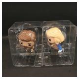 Two Vinyl Figure Pop-Style Collectibles  Brand...