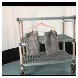 Gray Cotton Bath Towels (30 x 54 in)  Lot of 2