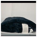Hotel Du Cobb? Plush Throw Blanket  Dark Blue