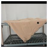 Beige Knit Heater Poncho
