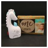 Wooden Monthly Photo Props  One / Two Months...