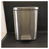 Stainless Steel Step Trash Can  Rectangular